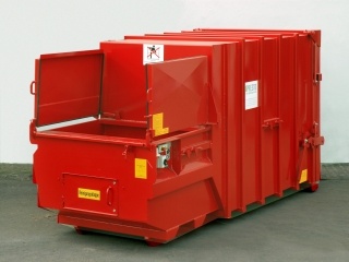 Absetzpresscontainer