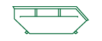 2.5 cbm mit Deckel Absetzcontainer